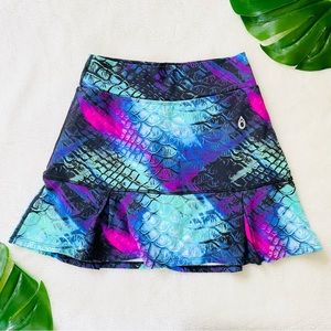 Dona Jo mermaid scales tennis skirt skort